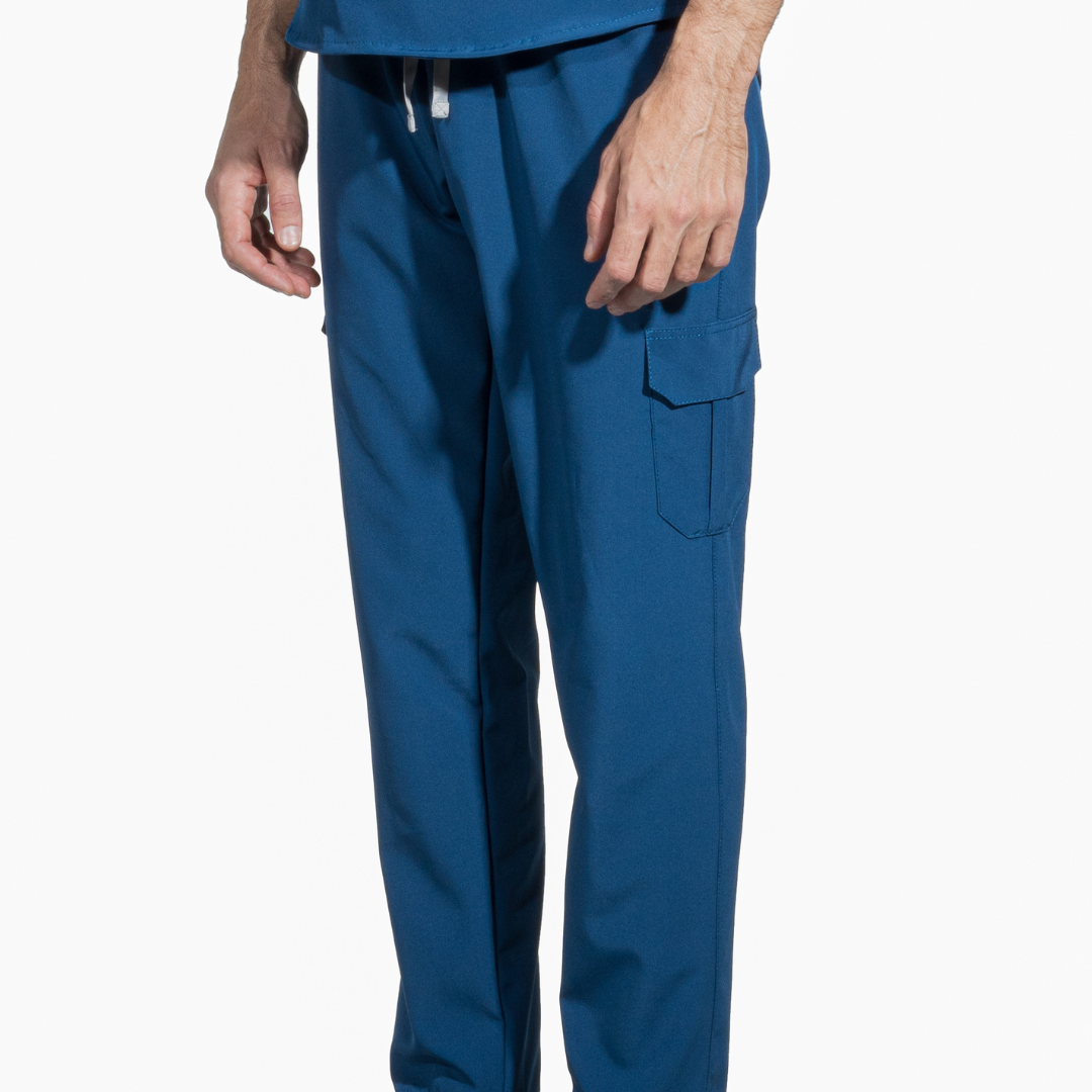 Pantalón Comando Hombre Azul Cobalto