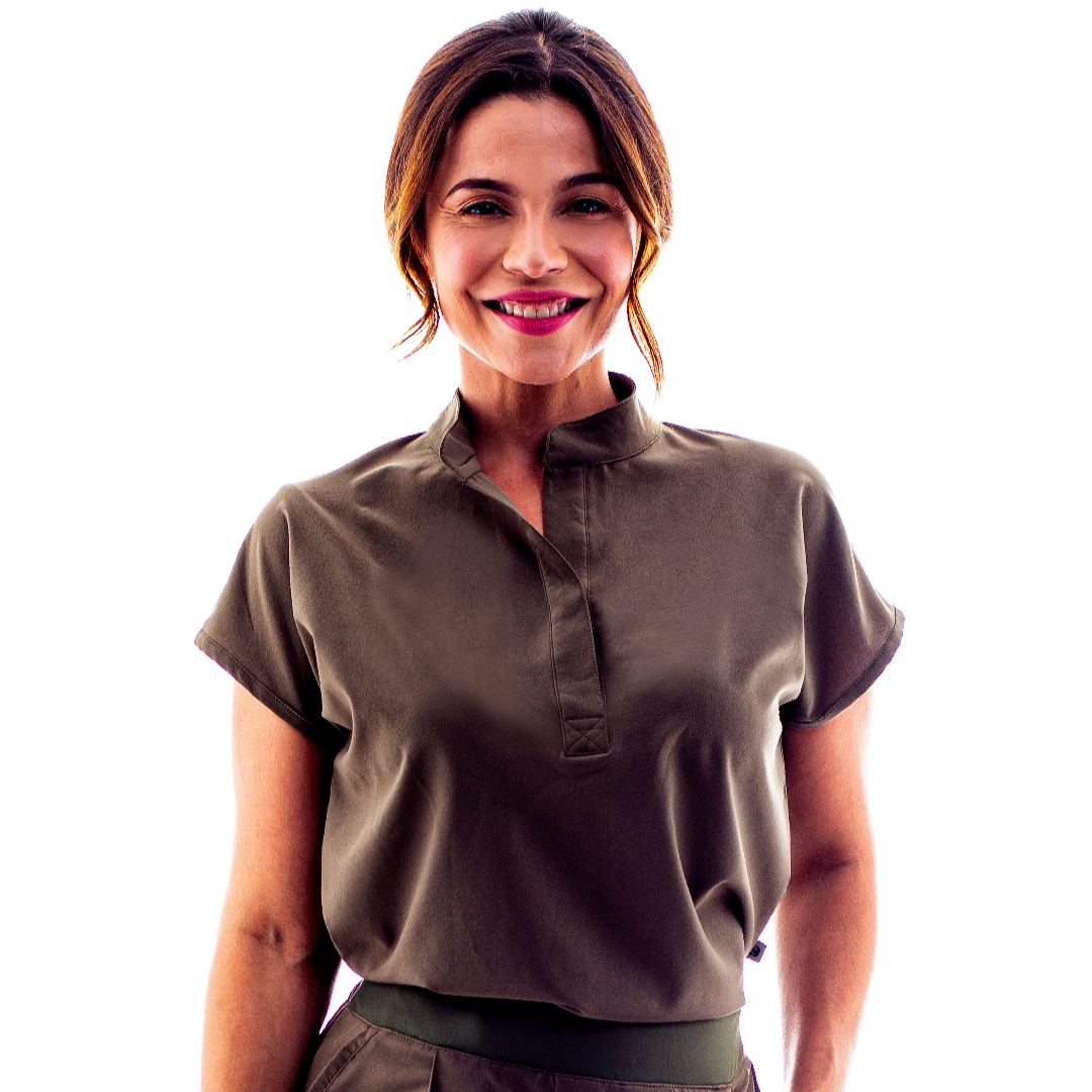 Top Elegance Mujer Militar